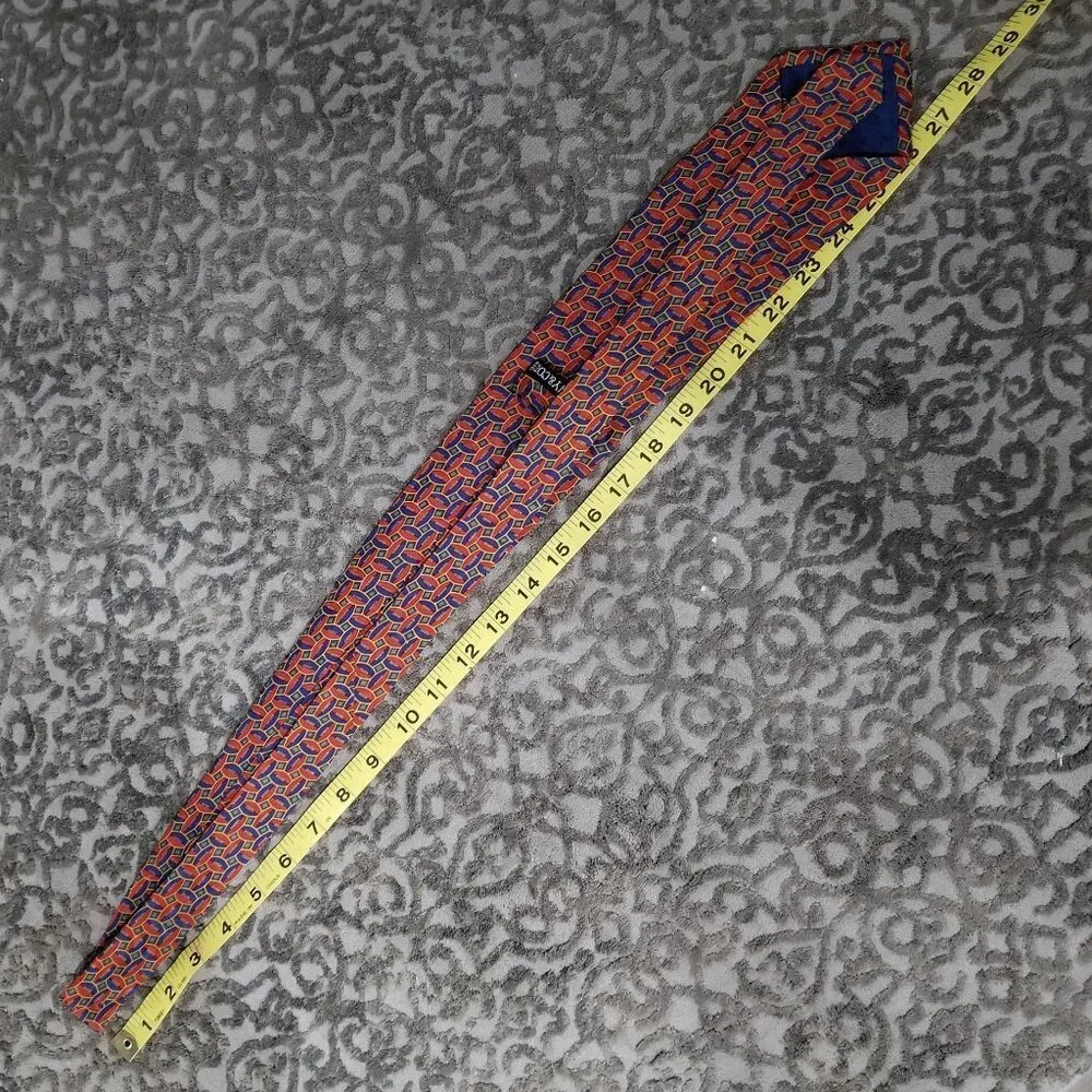 Tiffany & Co Football Pattern Silk Necktie-NWOT
